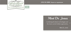 Desktop Screenshot of centerforadvanceddental.net