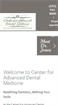 Mobile Screenshot of centerforadvanceddental.net